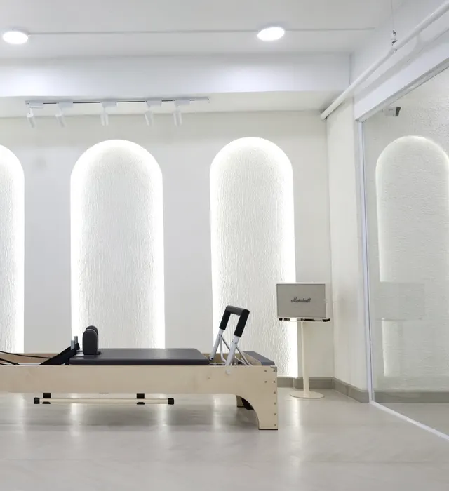 Reformer in a private studio room at The Best Pilates, Sukhumvit 30/1